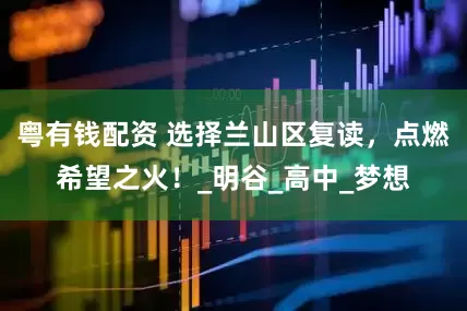 粤有钱配资 选择兰山区复读，点燃希望之火！_明谷_高中_梦想