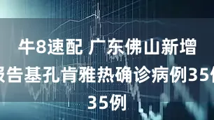 牛8速配 广东佛山新增报告基孔肯雅热确诊病例35例